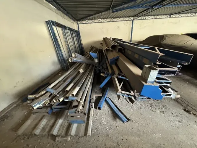 Estrutura Metálica Desmontada Completa 300 m² - Usada
