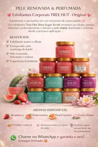 Esfoliante Corporal Tree Hut 510g