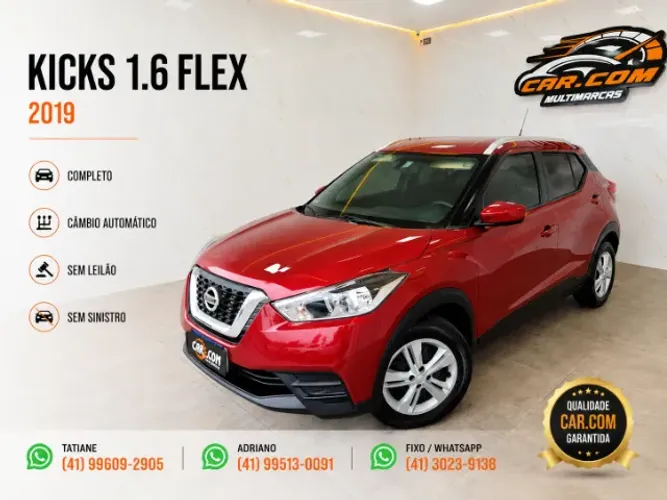 Nissan Kicks S 1.6 16V Flex 5P Aut. 2019