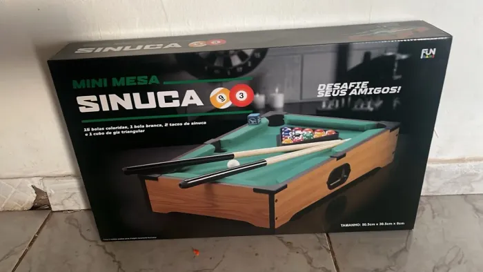 Mini mesa de sinuca 