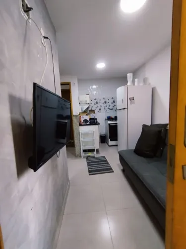 Recreio/Terreirão Apto conjugado 1qto mobiliado em prédio novo