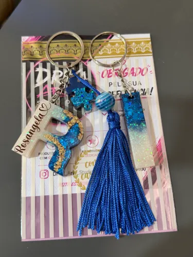 Chaveiro personalizado de Resina