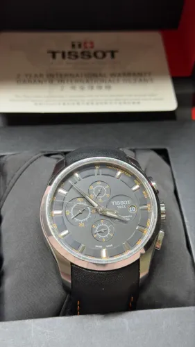 Tissot Couturier Automatic Chronograph Safira Completo Suíço