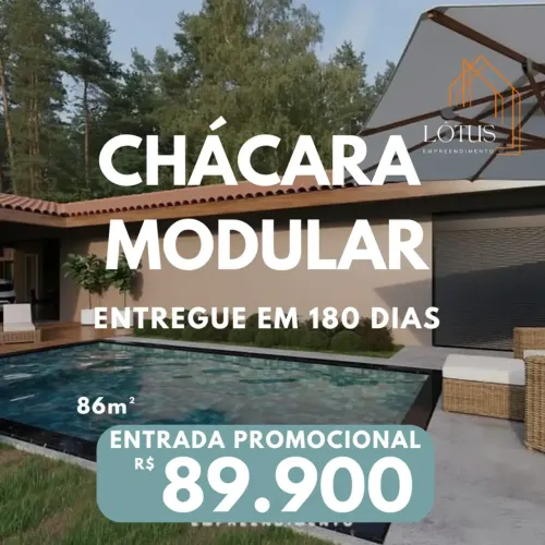 86CM- CONDIÇÕES ESPECIAIS PARA CHÁCARA EM COTIA
