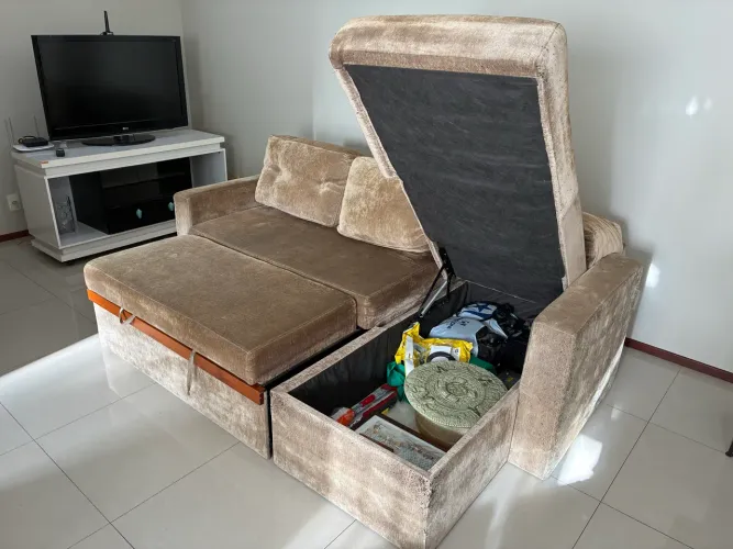 Sofá cama Sofá em L