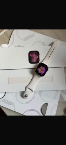 Vendo Apple Watch séries 11 42 mm Rose na garantia ainda três meses de uso