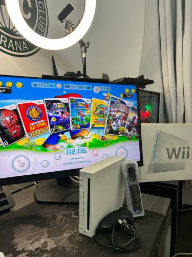 Nintendo Wii + 62 Jogos + Caixa + Nota