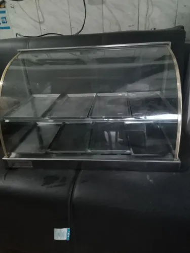 Estufa Elétrica para Salgados 2 Andares | Vidro Curvo | 8 Bandejas Inox