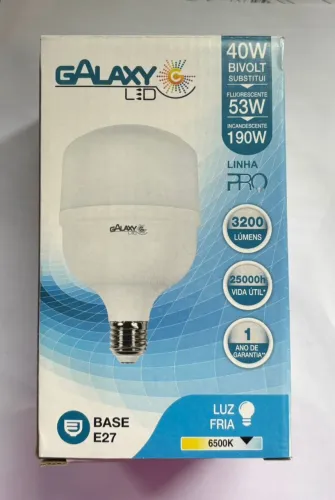 Kit 4 Lâmpada de Led Super Potente Luz Branca Galaxy 40w