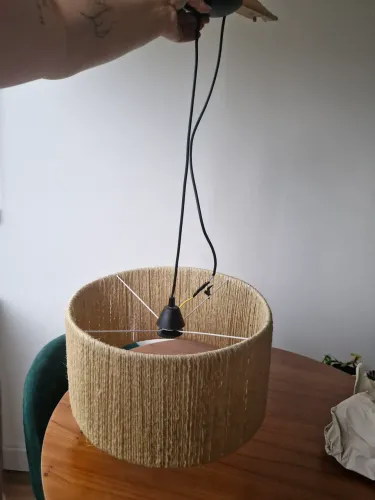 Lustre/ Pendente sisal