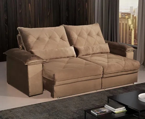 Mega promoção dos sofás retrátil reclinável novos