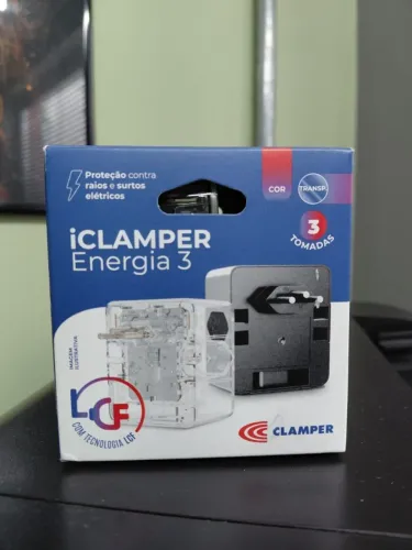 DPS ICLAMPER ENERGIA 3 LCF TRANSPARENTE (PROTETOR CONTRA TELEF. ENERG)