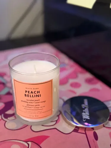vela bath and body works white barn peach bellini 1 pavio nova