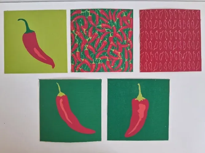 11 adesivos de azulejo de pimenta de cozinha Flok
