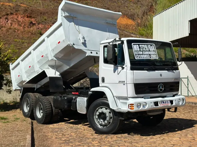 CCAMINHÃO TRAÇADO CAÇAMBA BASCULANTE A VENDA MB 2729 EXTRA KM BAIXO