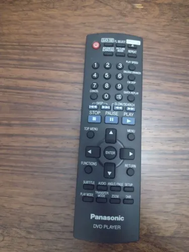 Controle remoto do DVD Panasonic