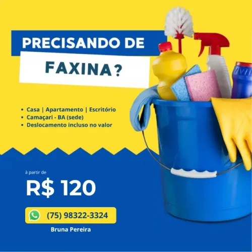 Faxina | Diária em Camaçari