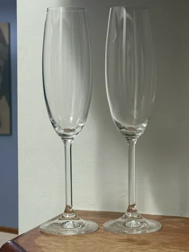 Taças Cristal Titanium Champanhe Bohemia Espumante