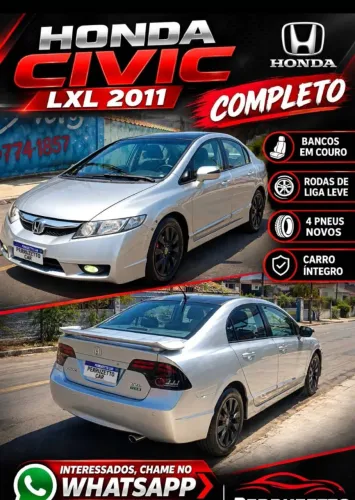 Honda Civic Sed. Lxl/lxl SE 1.8 Flex 16V Mec. 2011