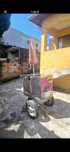 Carrinho Sorvete Açaí + gelox roda reforçada