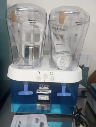 NZ. Máquina de suco refresqueira 2 tanques 16 L cada Venâncio 