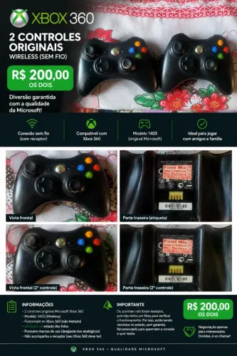 Controles Xbox 360