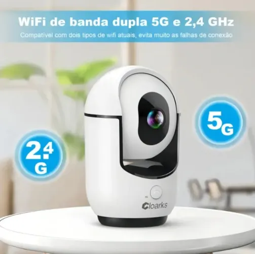 Câmera Interna Inteligente wi-fi 2k 5g