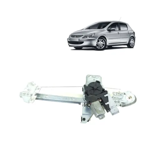 Máquina Vidro Elétrica Traseira Esquerda Peugeot 307 Hatch 2002 a 2012 Original (115281)
