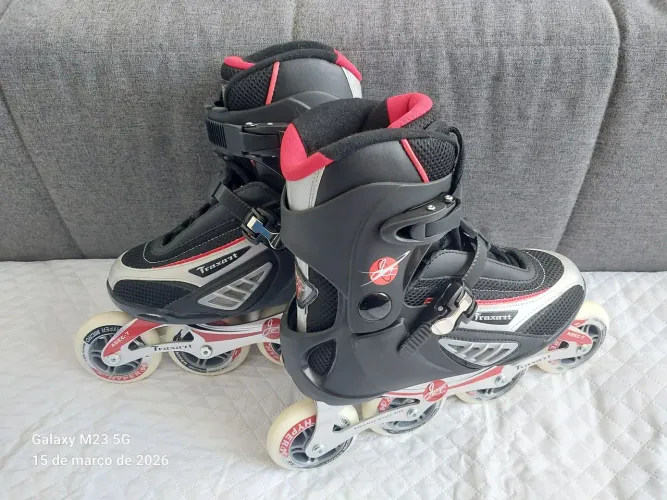 Patins Traxart Jet abec 7 número 35 sem uso impecavel