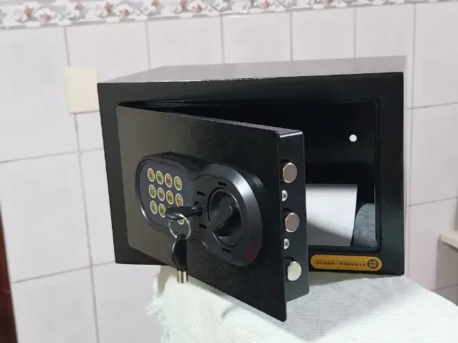 Cofre Digital Seguro com Autenticação em Duas Etapas 31x20x20 senha  Últimas unidades