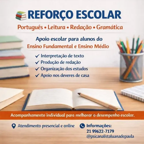 ? Reforço Escolar Português e Leitura | Seu Filho Aprendendo de Verdade
