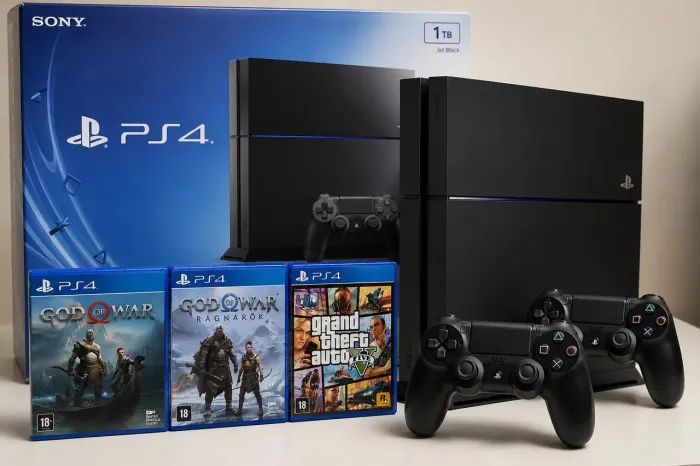 PS4 VENDO OU TROCO