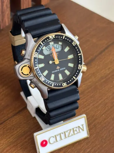 Citizen Aqualand Série Ouro Zerado Pulseira Original sem detalhes e Restauração