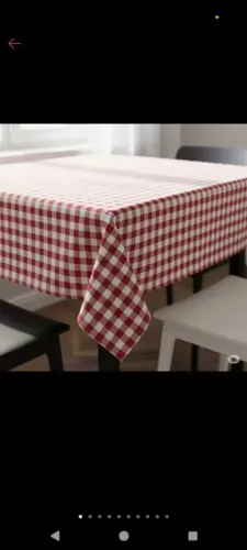 Toalha de mesa xadrez 1,40x1,40