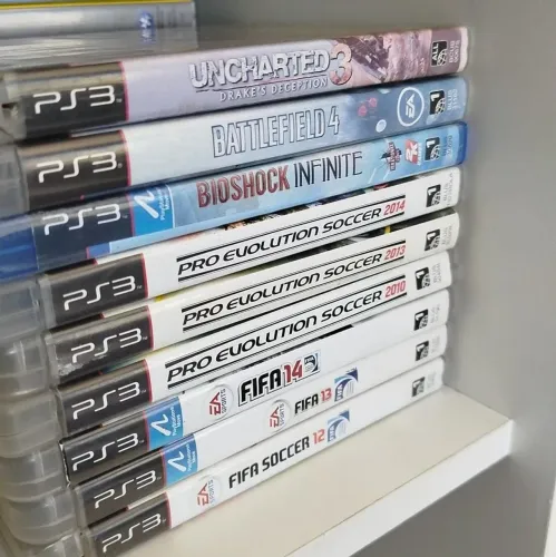 LOTE COM 9 JOGOS DE PS3.