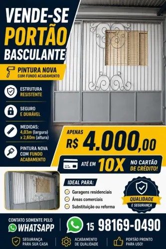 Portão Basculante