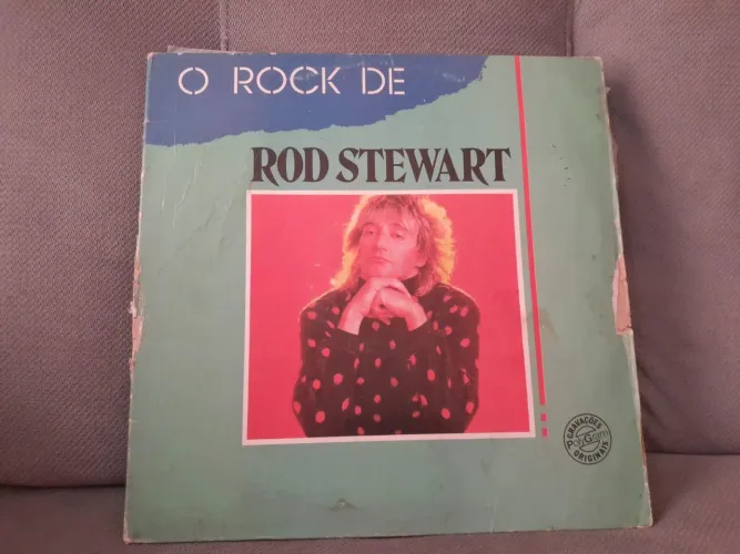 Disco de vinil o rock de Rod Stewart