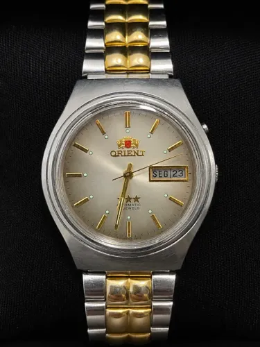 Relógio Orient Three Stars Automático 21 Rubis Japão Vintage Original