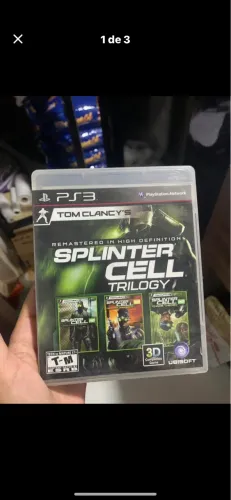 jogo ps3 splinter cell triology original 