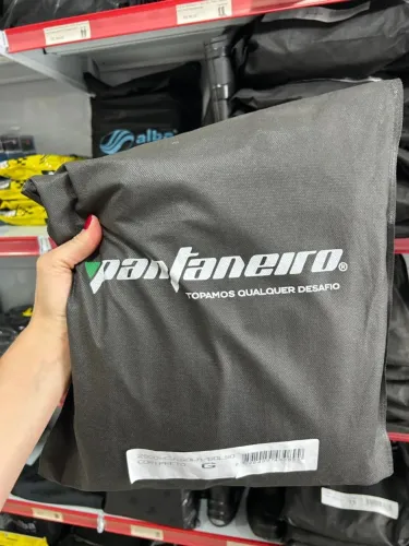 Capa de chuva Pantaneiro de PVC para motoqueiros