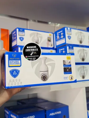 Câmera lâmpada smart wifi