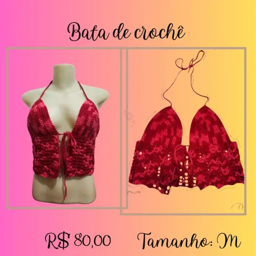 Bata de crochê 