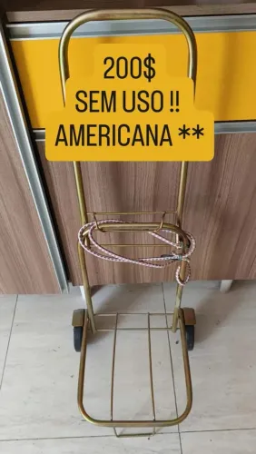 Carrinho dobrável super resistente.. novo 