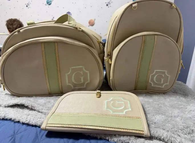Kit bolsa maternidade personalizado 