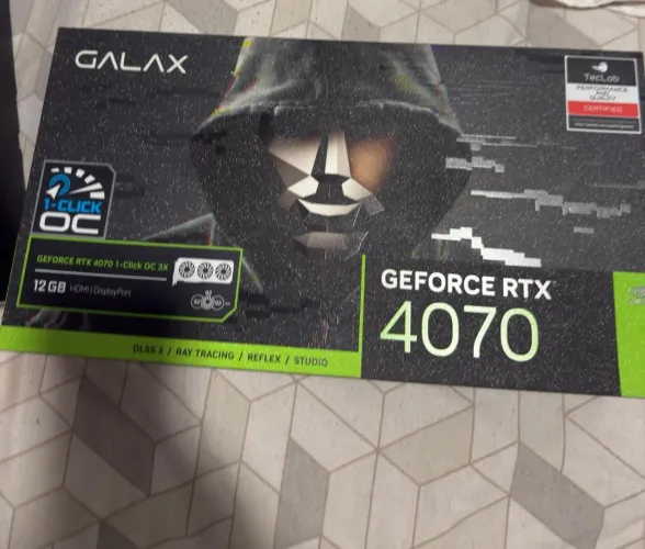 Placa de Vídeo Nvidia RTX 4070 Galax - em excelente estado