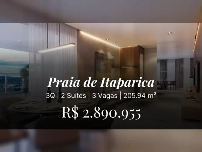 Viva o luxo em Praia de Itaparica: coberturas com 3 quartos e área de lazer completa!