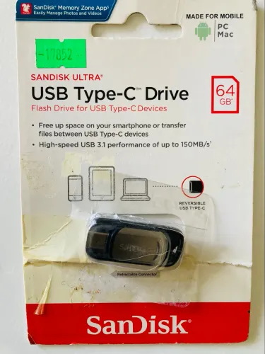Pendrive Sandisk 64GB USBC Ultra 