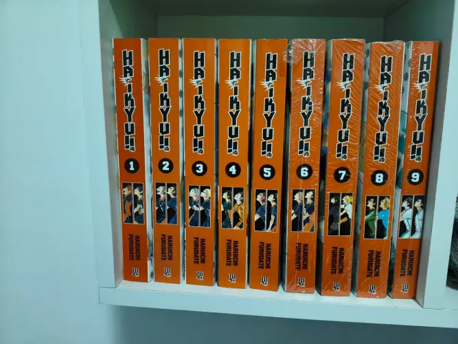 Mangá Haikyuu coleção do 1-9(edição 2 em 1)