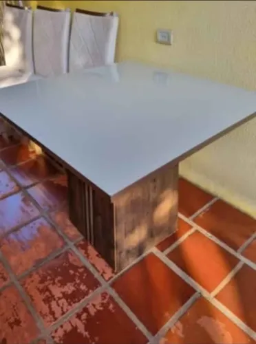 Mesa de Jantar 90x90 C/ 4 Cadeiras
