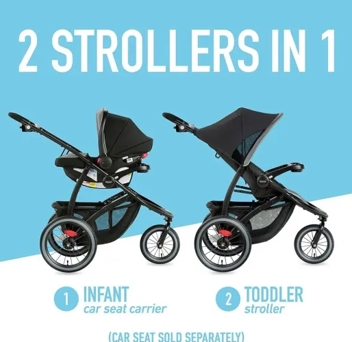 Carrinho de bebê e bebê conforto Graco Jogger